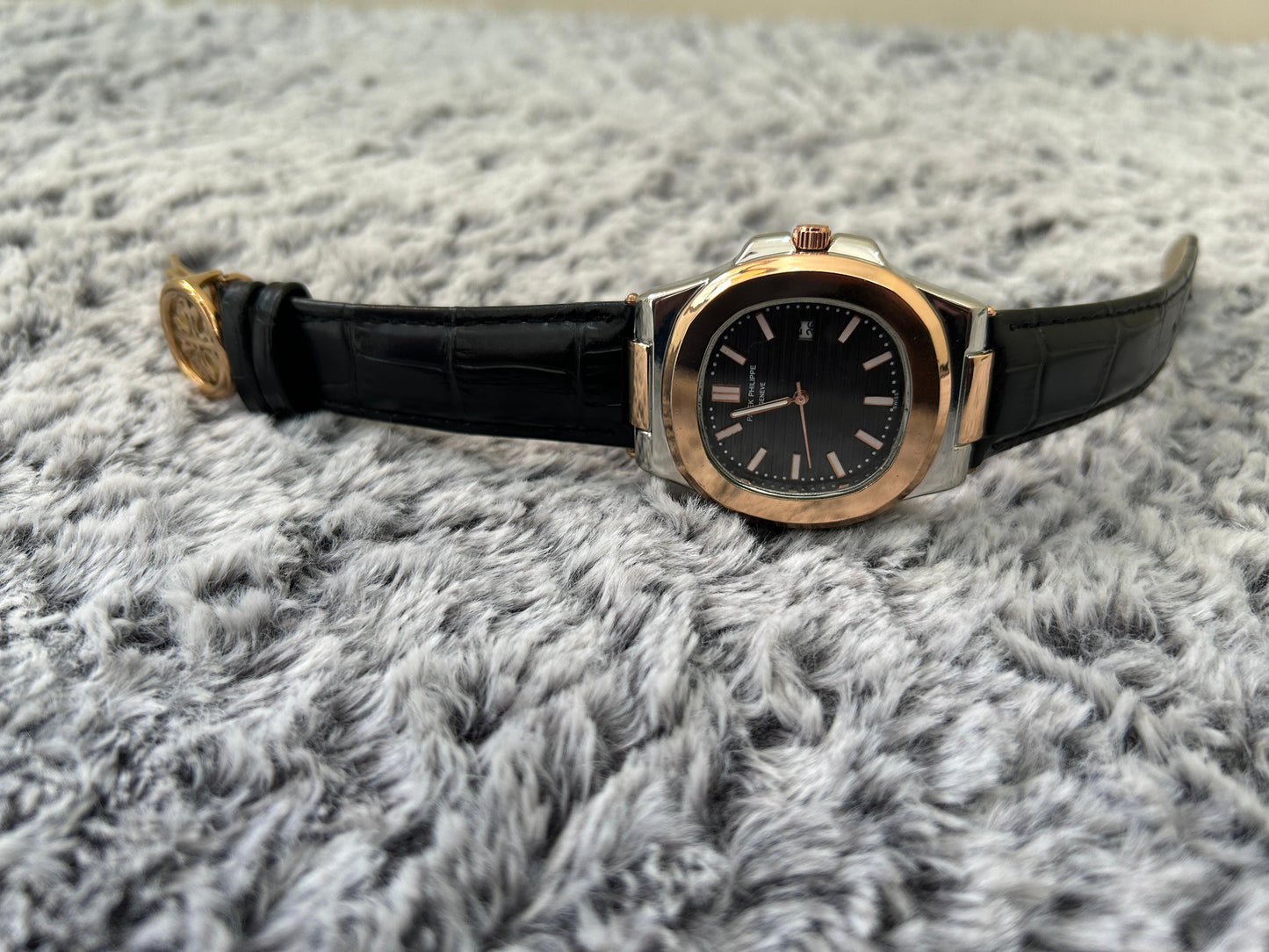 PATEK PHILLIP LEATHER STRAP VERSION ⌚️