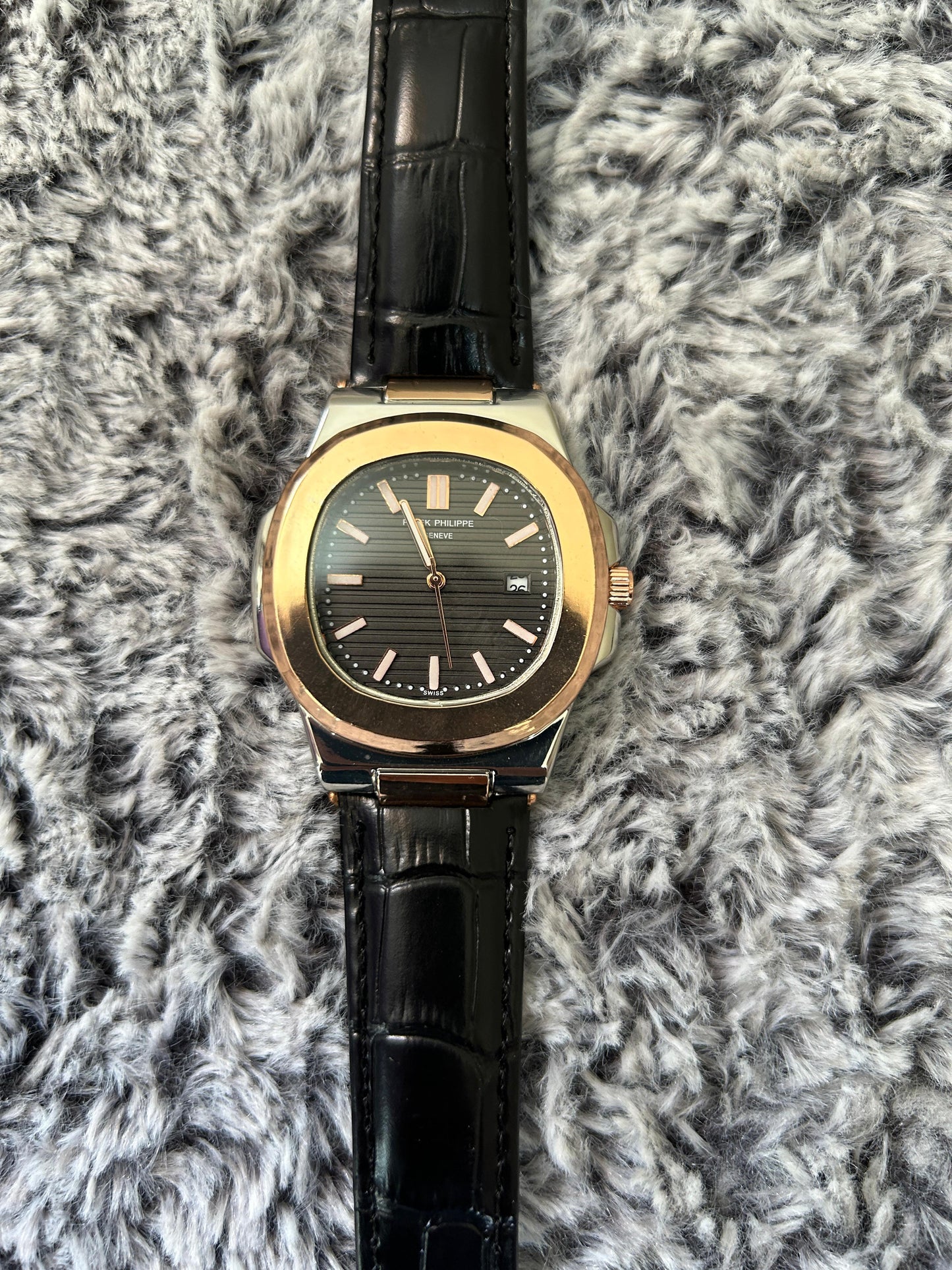 PATEK PHILLIP LEATHER STRAP VERSION ⌚️