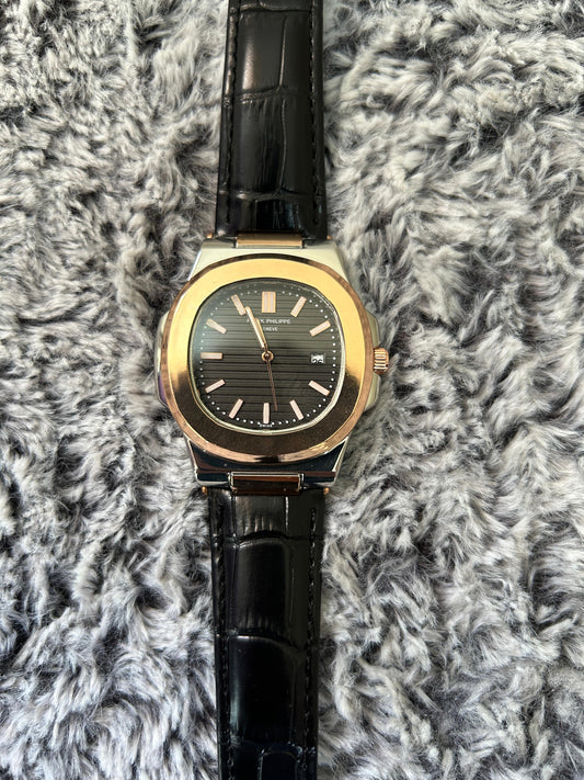 PATEK PHILLIP LEATHER STRAP VERSION ⌚️