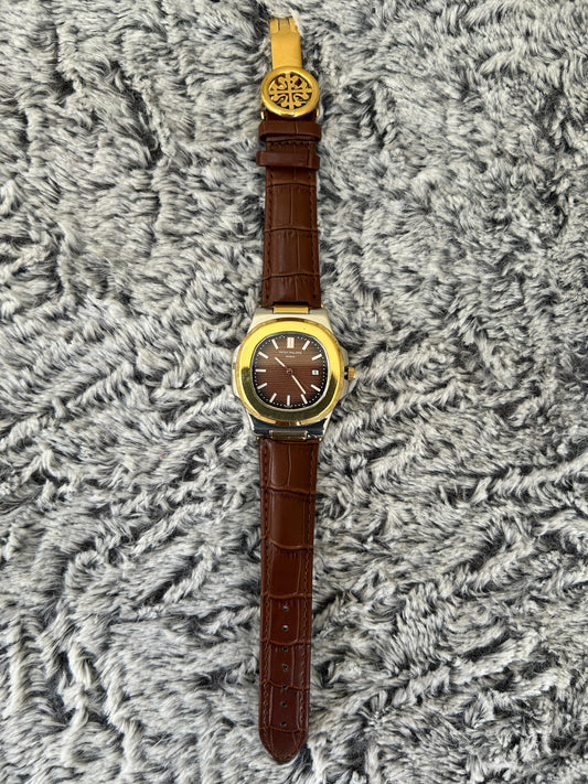 PATEK PHILLIP LEATHER STRAP VERSION ⌚️
