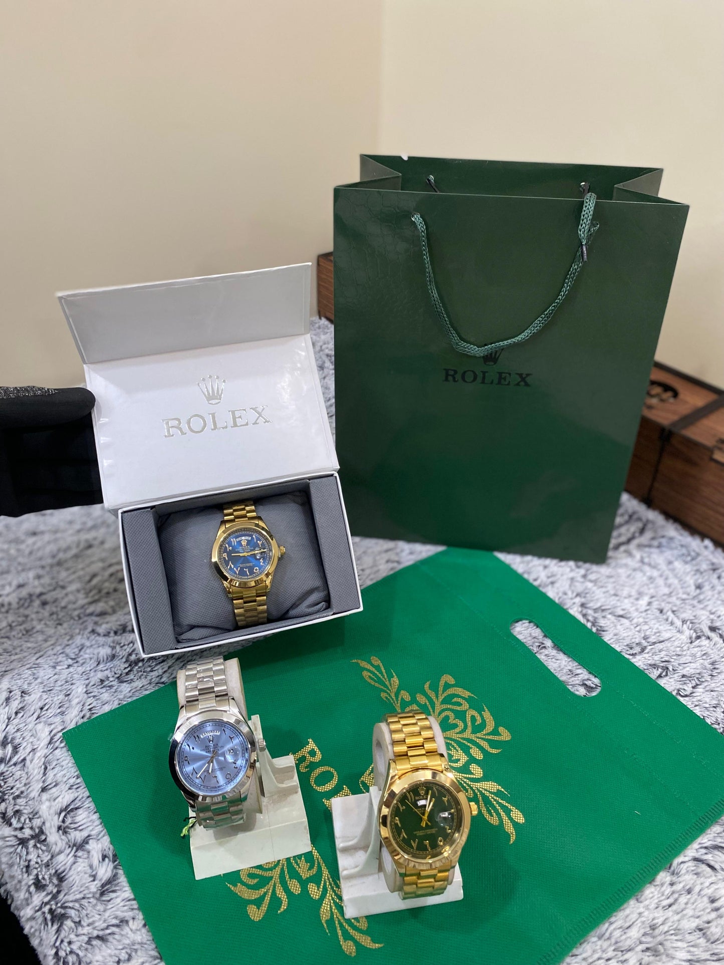 ROLEX->PACK of 3.