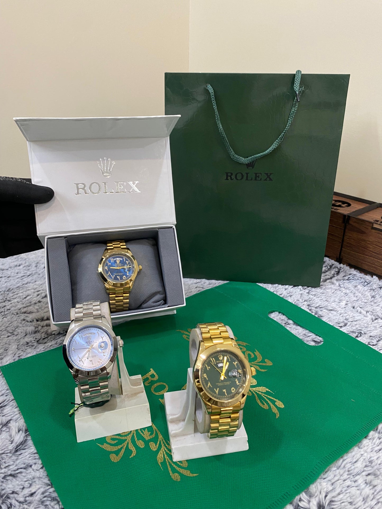 ROLEX->PACK of 3.