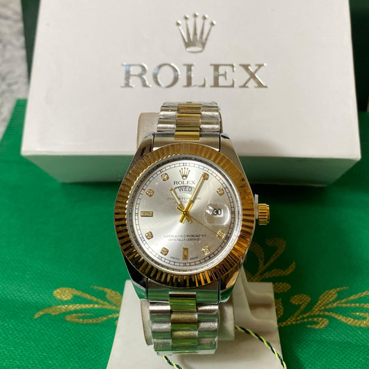 Rolex Day-Date President with white Diamond Dial