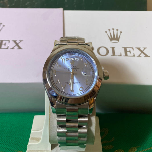 ARABIC WHITE DIAL ROLEX .