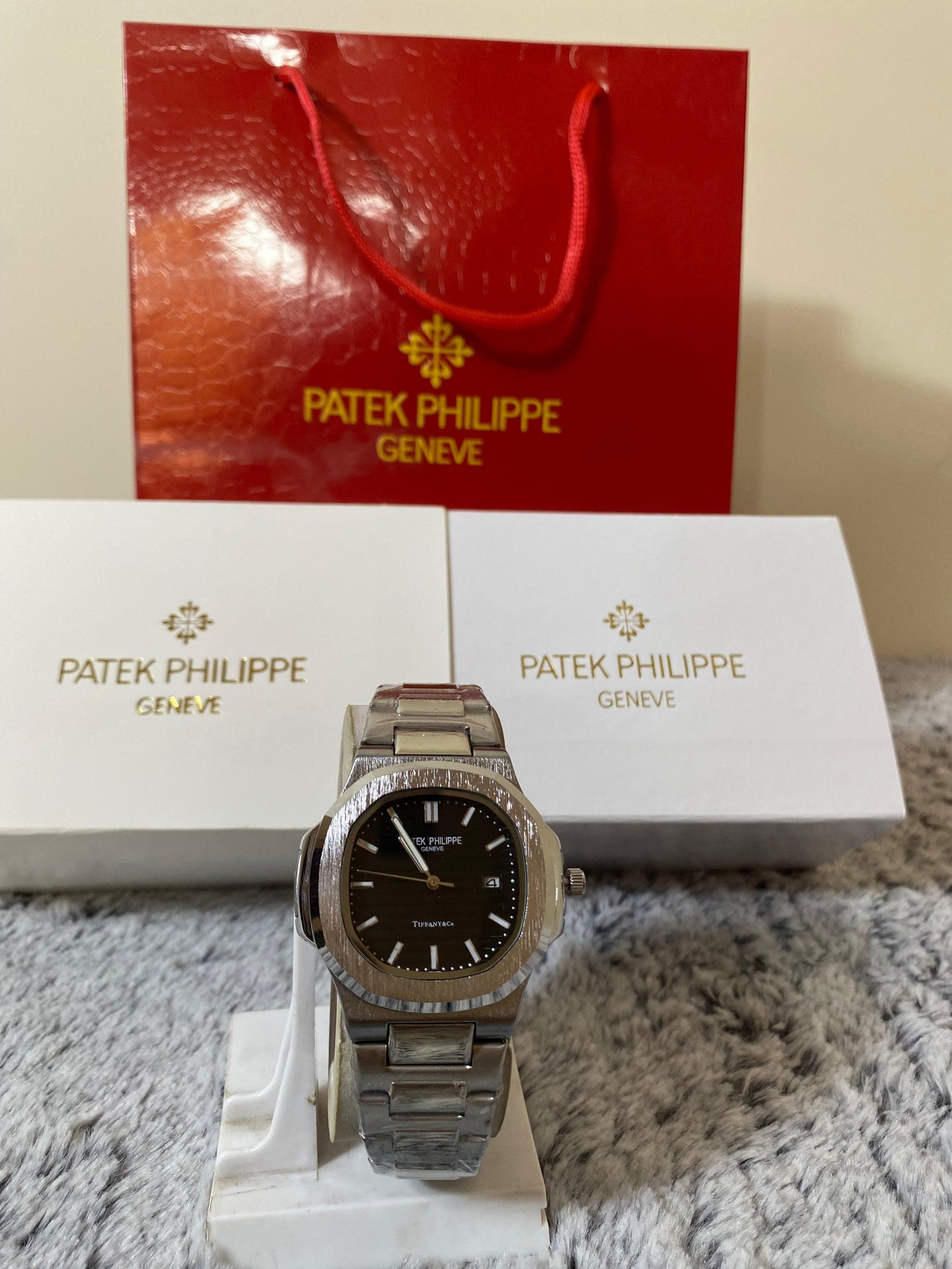 Patek Philippe Nautilus 5711/1A Black Dial with Diamond Bezel