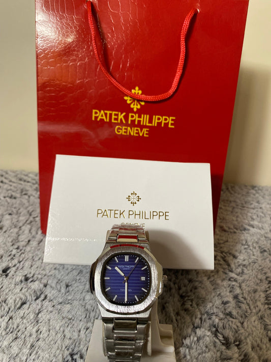 Patek Philippe Nautilus-Style Watch – Blue Dial