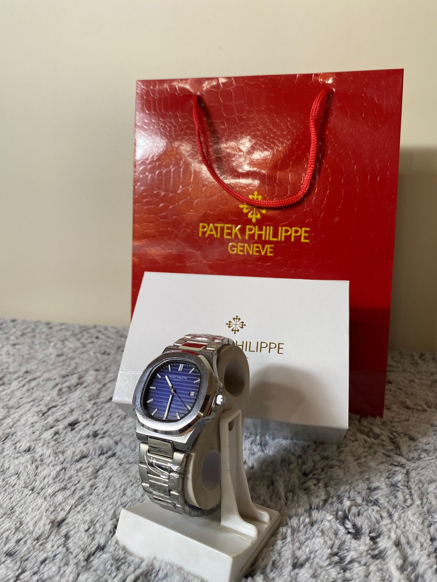 Patek Philippe Nautilus-Style Watch – Blue Dial